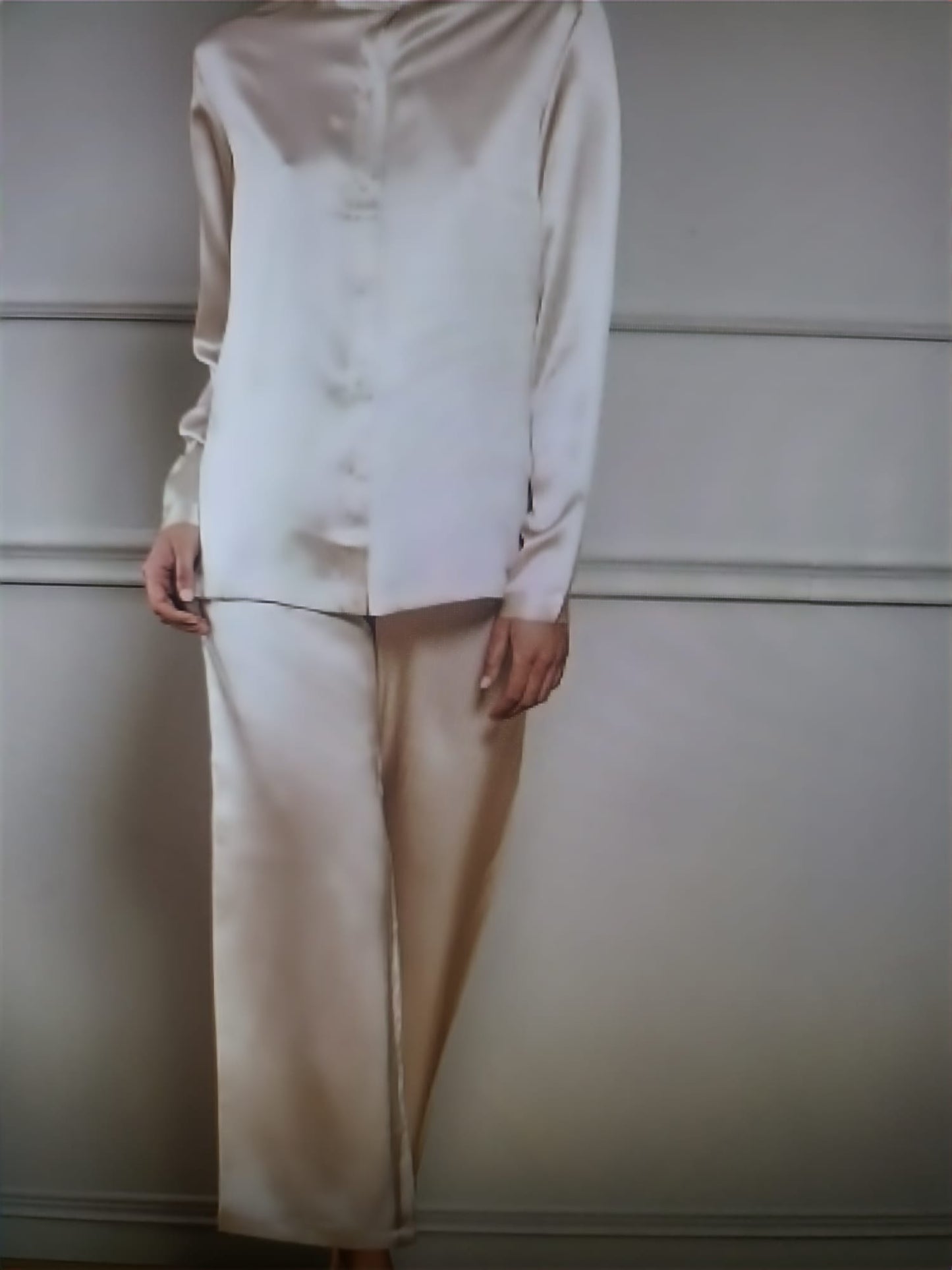 Pigiama donna in raso di seta