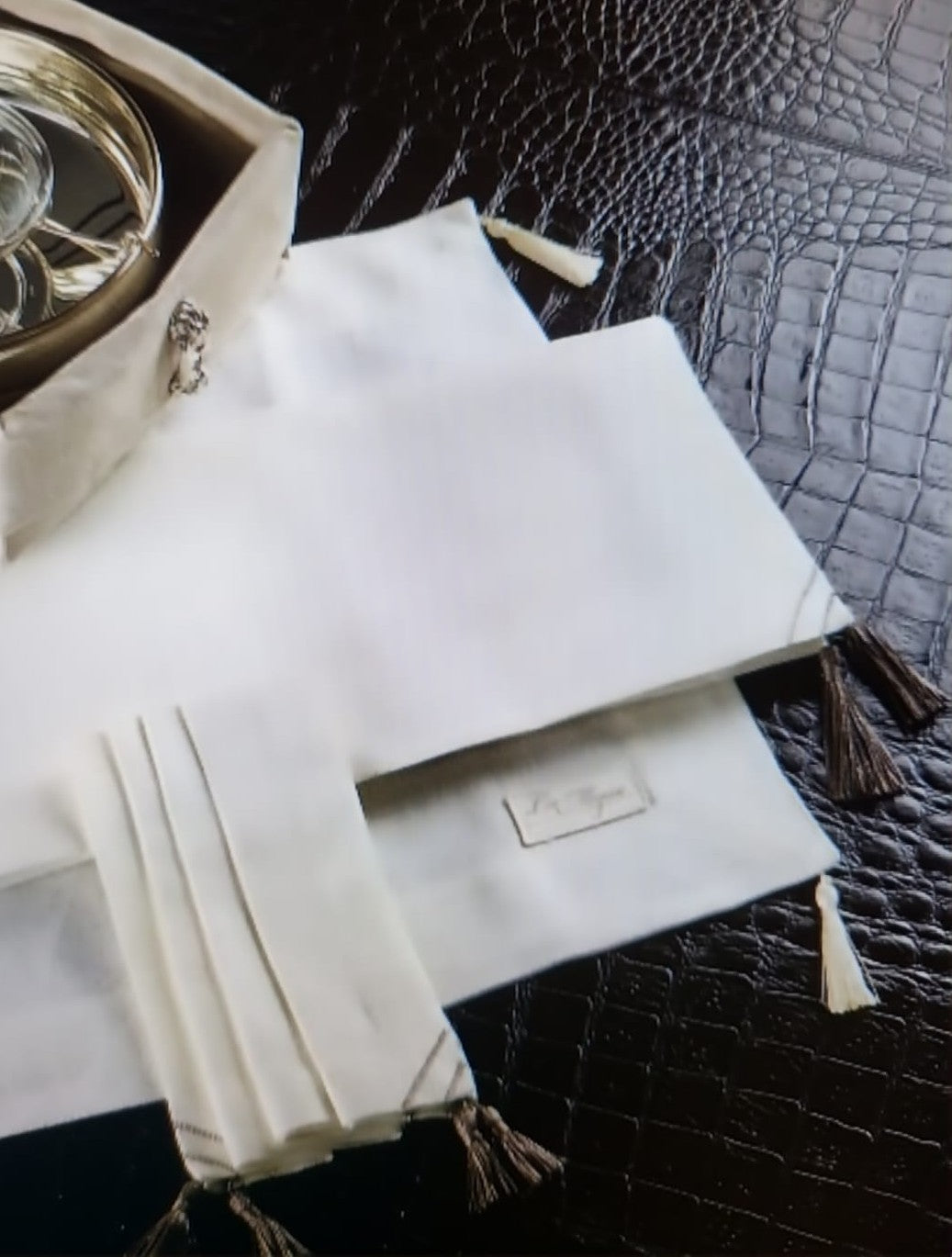 Runner e tovaglioli in puro lino