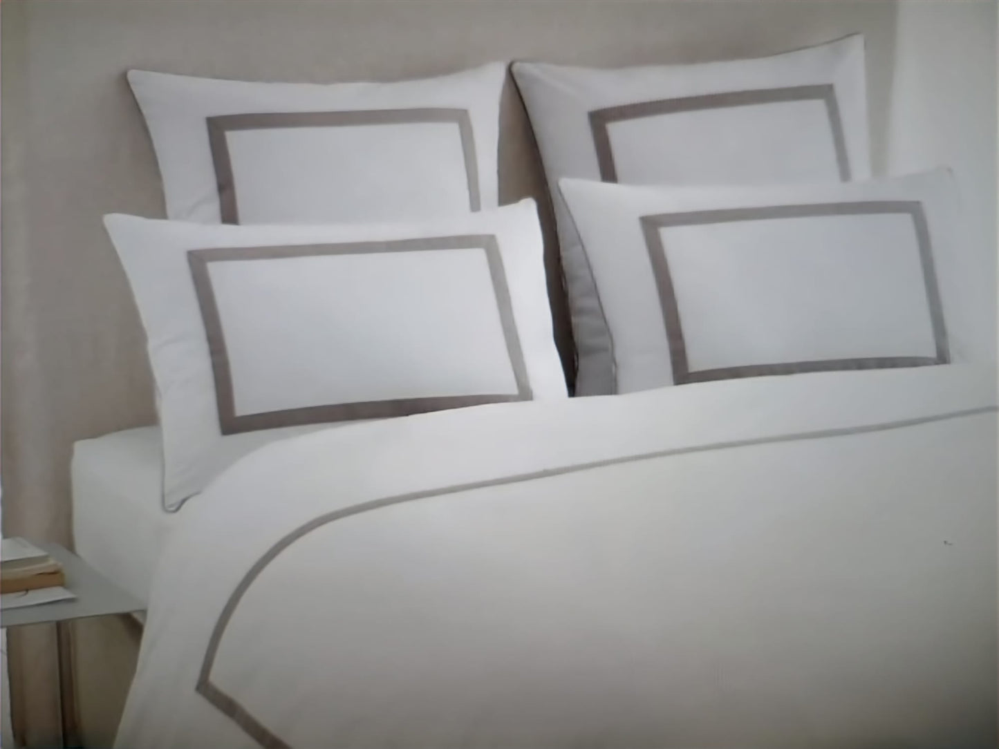 Cotton percale bed set